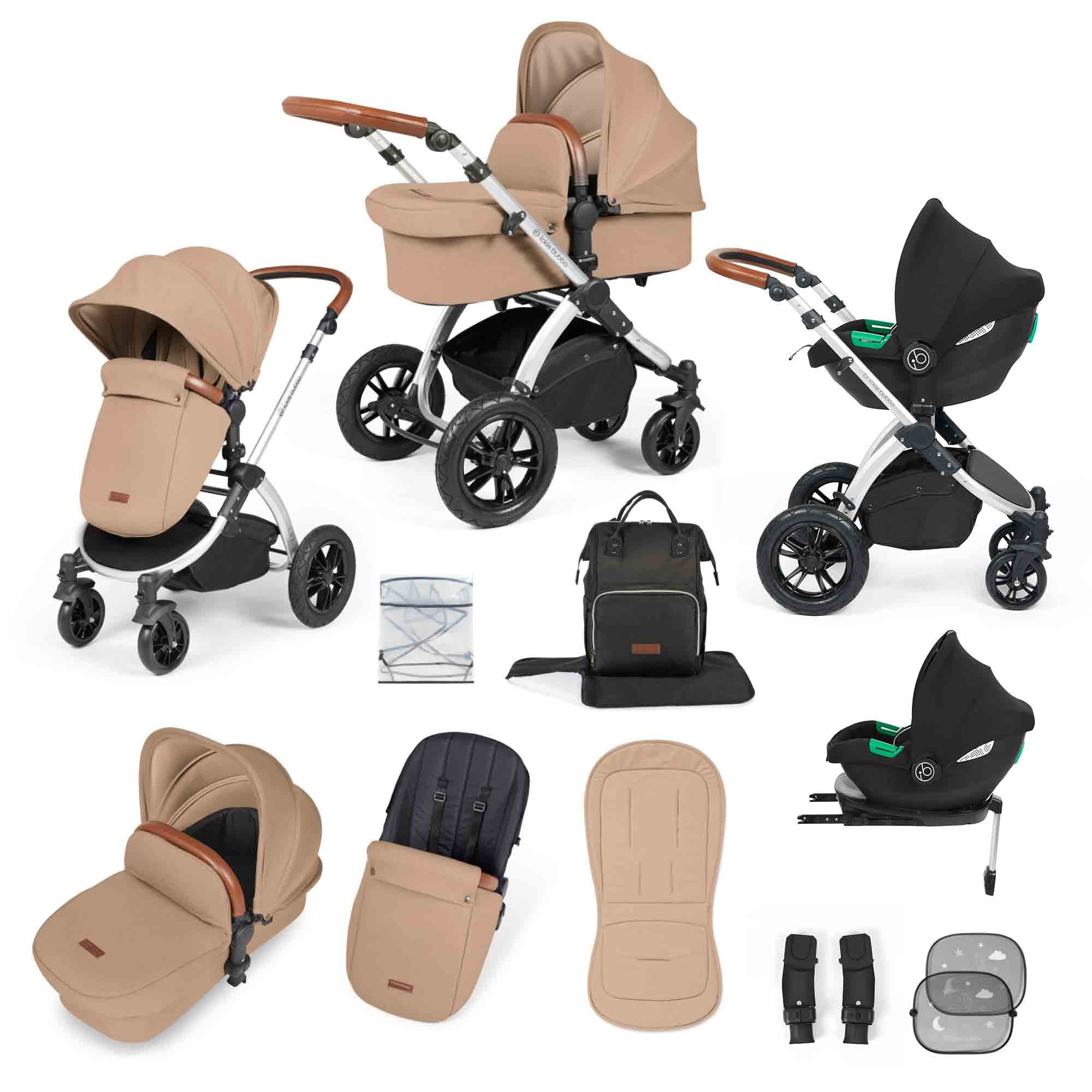 Système de voyage tout-en-un Stomp Luxe Cirrus i-Size avec base ISOFIX