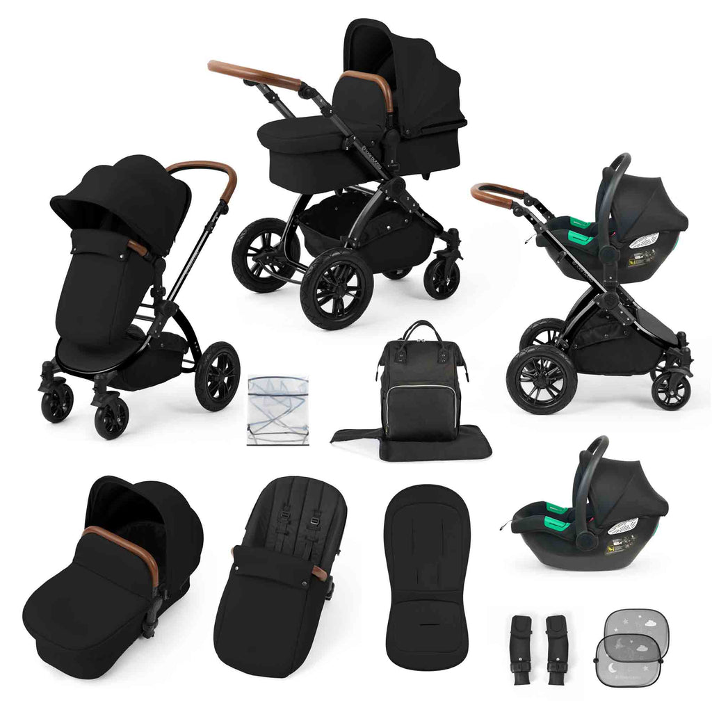Système de voyage Stomp Luxe 3-en-1 i-Size avec siège auto Cirrus