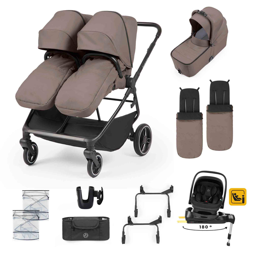 Ensemble de voyage Altair pour famille qui s’agrandit - 13 éléments avec siège auto et base ISOFIX