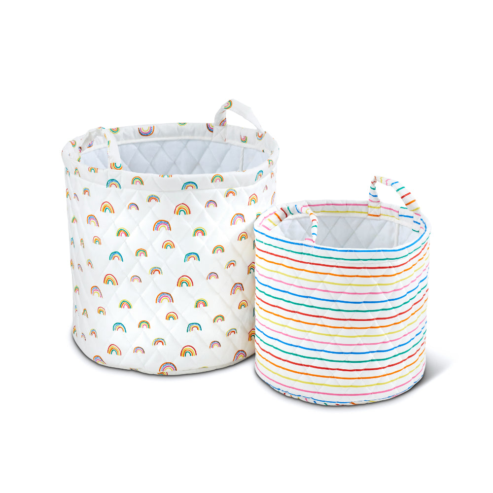 Paniers de rangement pour chambre de bébé – lot de 2
